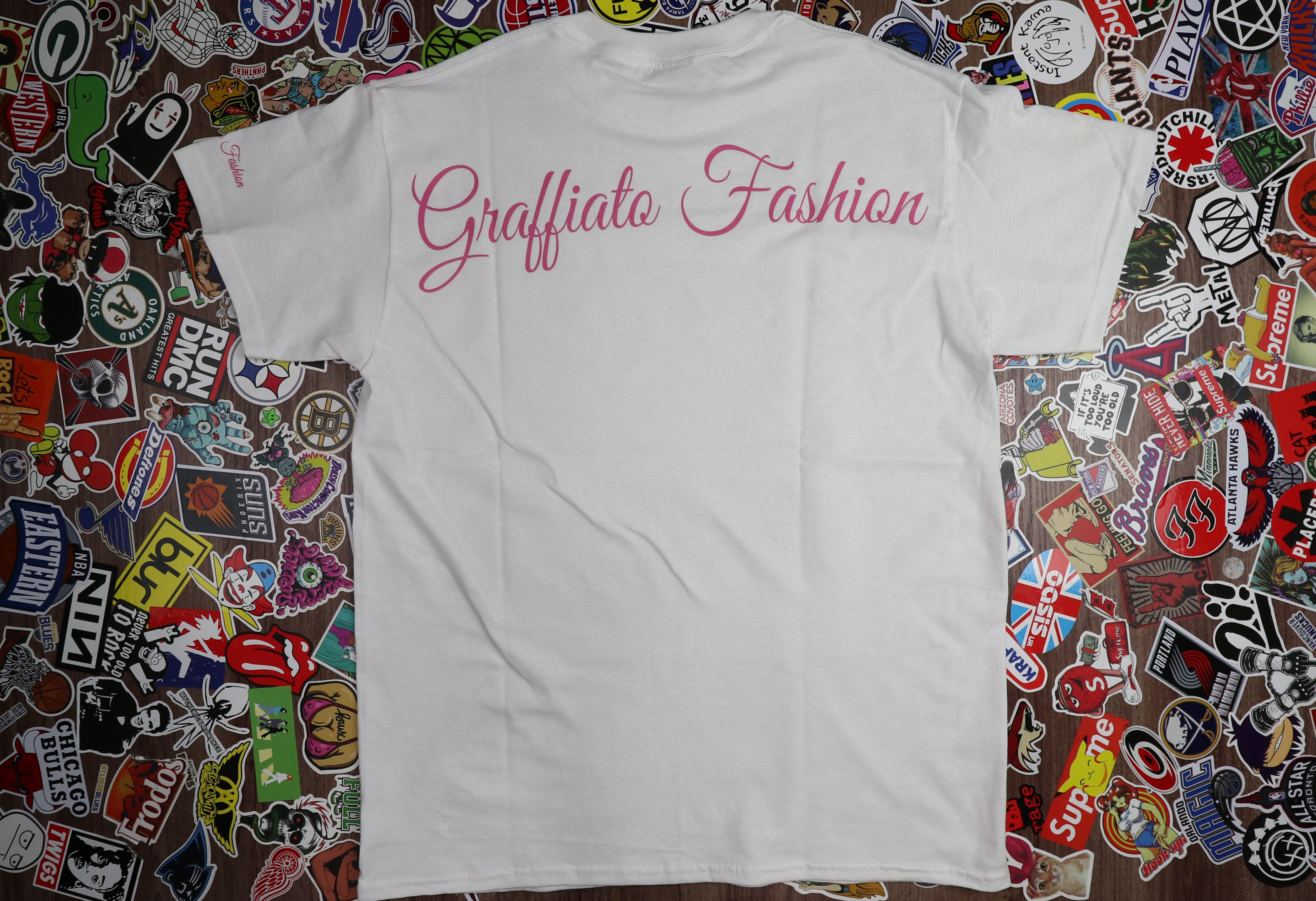WHITE PICASSO T SHIRT – GRAFFIATO FASHION