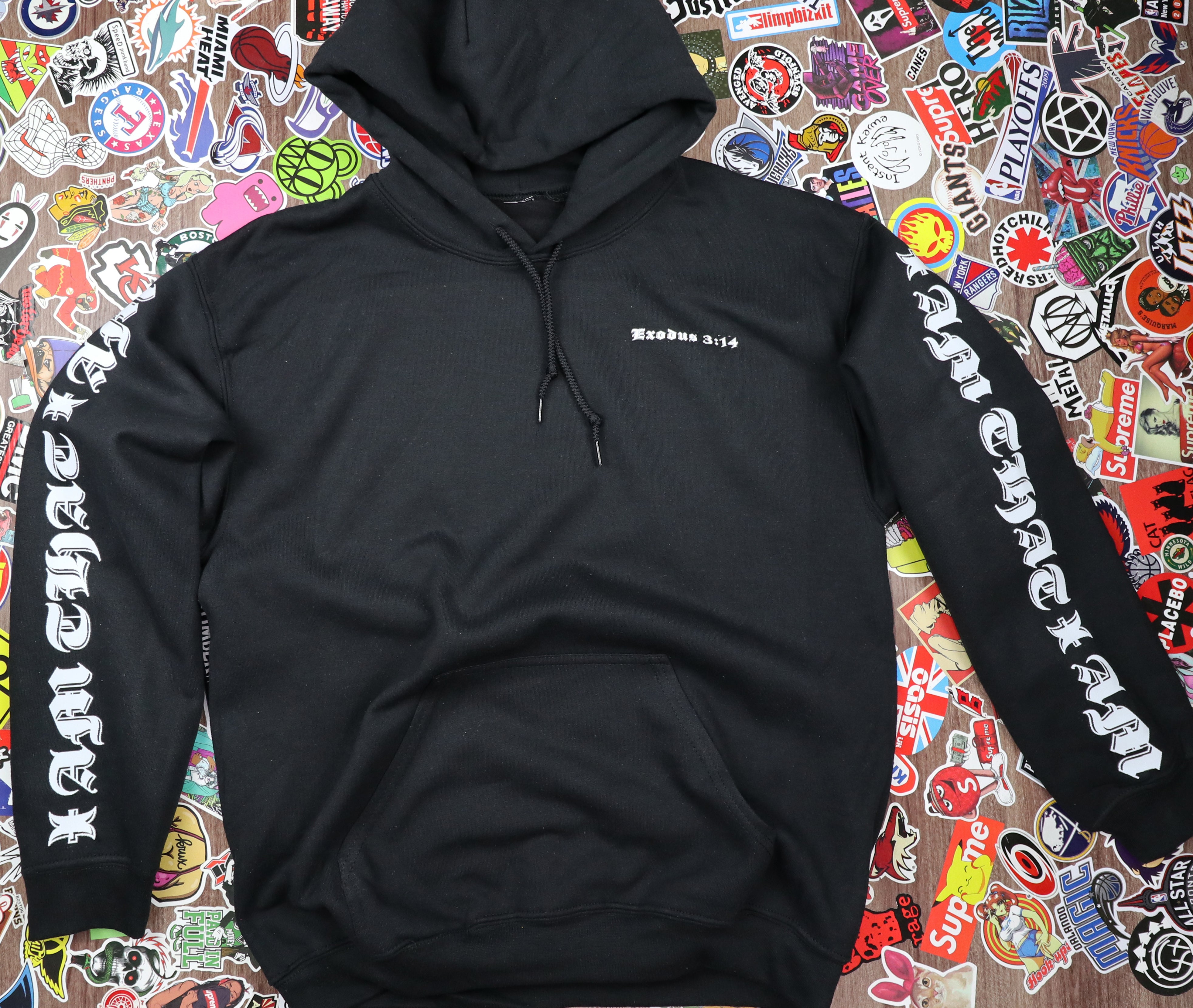 I AM WHAT I AM  フーディー I AM THAT I AM BLACK,WHITE HOODIE – GRAFFIATO FASHION